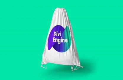 Divi Engine String Bag (Big Logo)